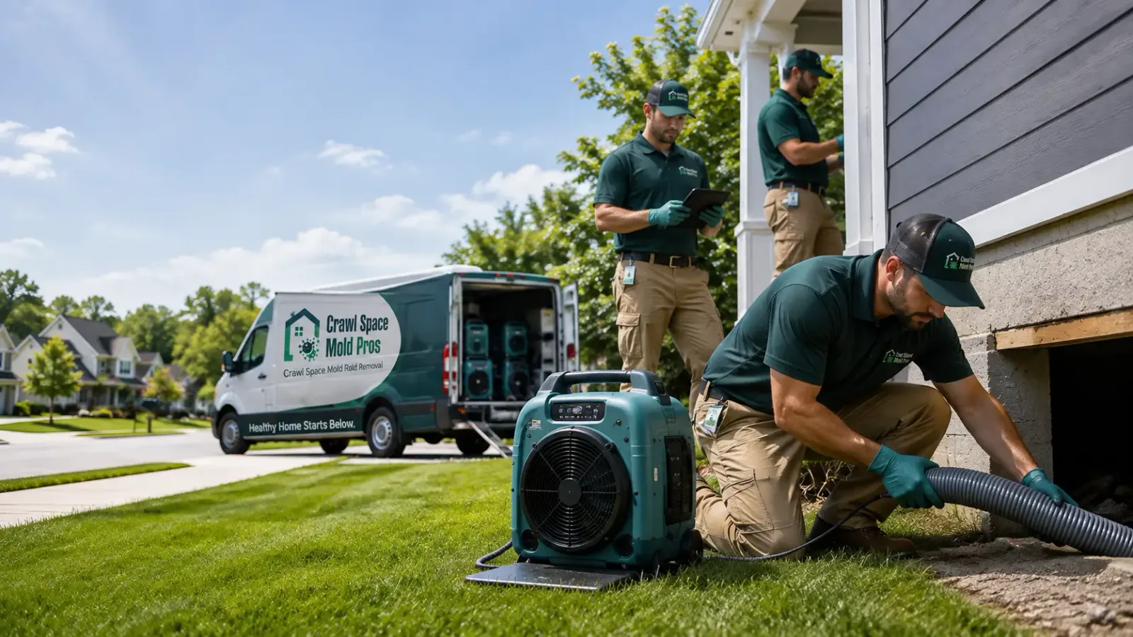 Crawl Space Mold Removal in Johnsonburg, PA